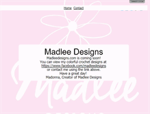 Tablet Screenshot of madleedesigns.com